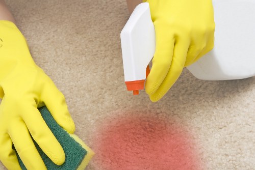 After builders cleaning in Brompton for a renovated home interior