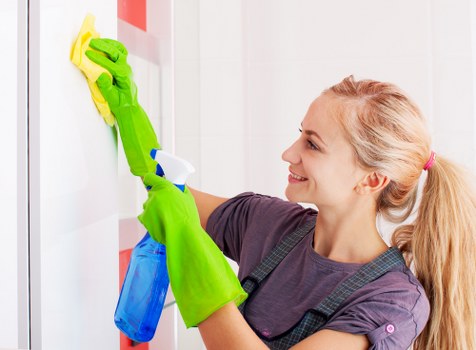 Office cleaning services for Brompton businesses with reception and workstation areas