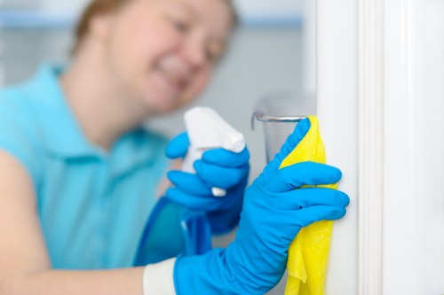 Local cleaning team servicing a Brompton property