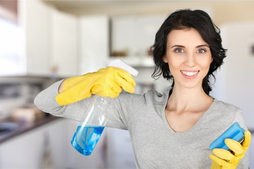 Ongoing domestic cleaning in a Brompton apartment