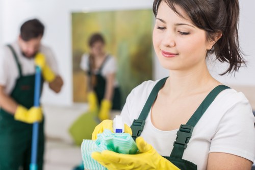 Local Brompton cleaning team preparing a property for a one-time deep clean
