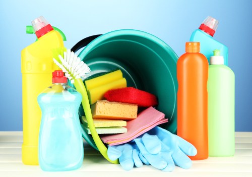 Local cleaners treating office corridor carpets in Brompton
